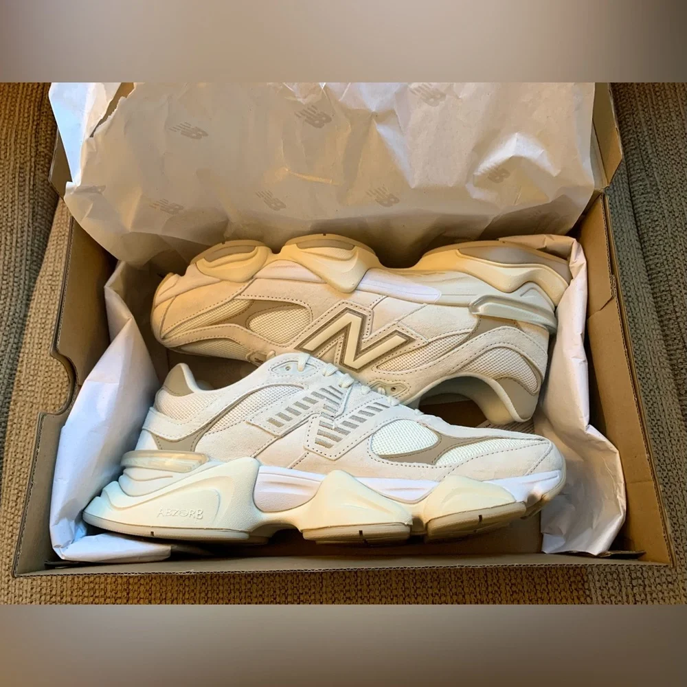 New Balance 9060 Sea Salt Brown - Men’s Size 9.5 - Shoes U9060JAM Sneakers NEW - Picture 8 of 14